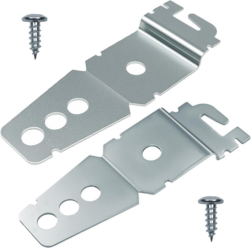 MCSDFN 2 Pack 8269145 Dishwasher Mounting Brackets with Screws, Undercounter Dishwasher Bracket Universal Dishwasher Replacement Parts & Accessories - Image 1